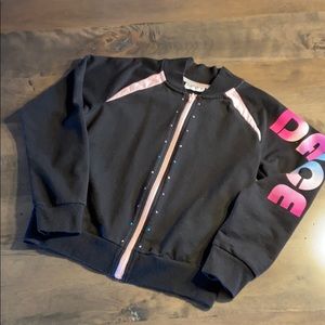 Girls zip up track jacket